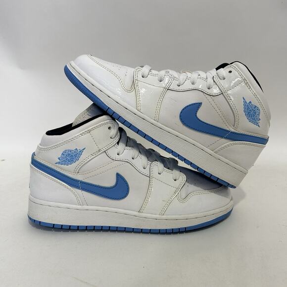 Nike Air Jordan 1 Retro Mid GS “Legend Blue/UNC” - Picture 1 of 11